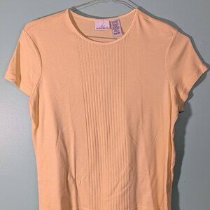 Jaclyn Smith Yellow Woman's Shirt Size Medium